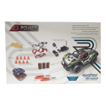 D-Power 35Pcs Diy Modified Race Car For Kids Building Toy Kit Make You Own Racing Car, Scale 1:32