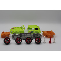 D-Power Diy Smart Wheels Race Car For Kids Car Building Toy Kit With Tools, Guideposts Scale, 1:32