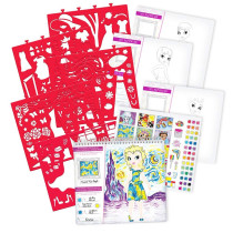 Crayola Creations Art History Fashion Sketch Portfolio