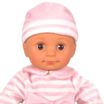 Lotus 18 Inch, Soft-Bodied Baby Doll Hispanic No Hair