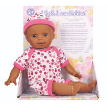 Lotus 11.5 Inch, Soft-Bodied Baby Doll, Afro American