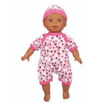 Lotus 11.5 Inch, Soft-Bodied Baby Doll, Afro American