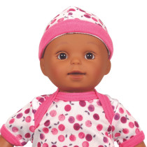 Lotus 11.5 Inch, Soft-Bodied Baby Doll, Afro American