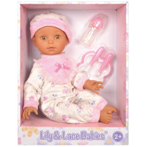 Lotus 16 Inch, Soft-Bodied Baby Doll Hispanic, No Hair