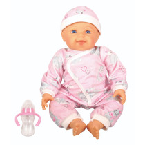 Lotus 18 Inch, Soft-Bodied Baby Doll, Caucasian, No Hair