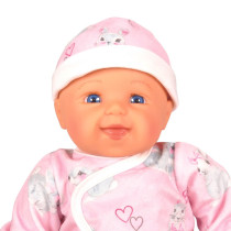 Lotus 18 Inch, Soft-Bodied Baby Doll, Caucasian, No Hair