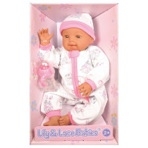 Lotus 18 Inch, Soft-Bodied Baby Doll Hispanic, No Hair