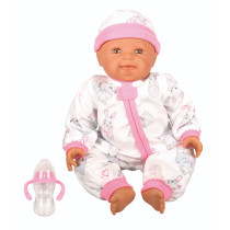 Lotus 18 Inch, Soft-Bodied Baby Doll Hispanic, No Hair