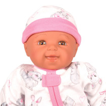 Lotus 18 Inch, Soft-Bodied Baby Doll Hispanic, No Hair