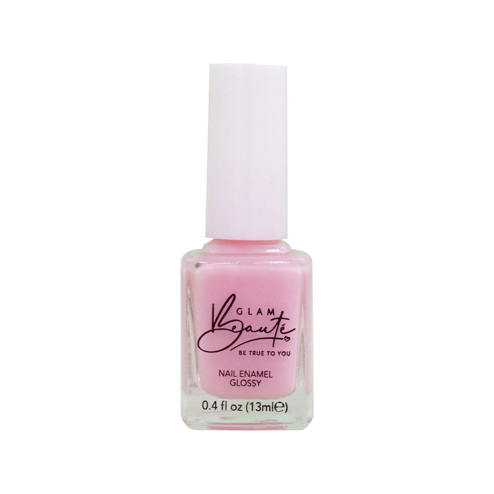 GlamBeaute Glossy Nail Enamel Nail Polish 03, French Rose