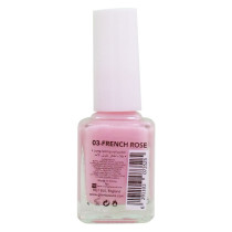 GlamBeaute Glossy Nail Enamel Nail Polish 03, French Rose