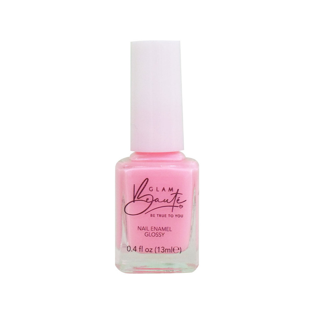 GlamBeaute Glossy Nail Enamel Nail Polish 04, Futures Pink