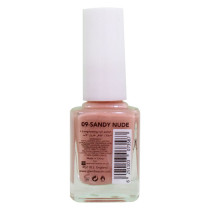 GlamBeaute Glossy Nail Enamel Nail Polish 09, Sandy Nude