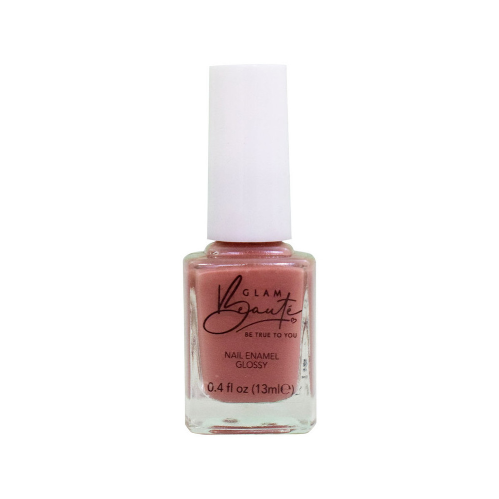 GlamBeaute Glossy Nail Enamel Nail Polish 14, Chocolate