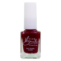 GlamBeaute Glossy Nail Enamel Nail Polish 19, Cherry Red