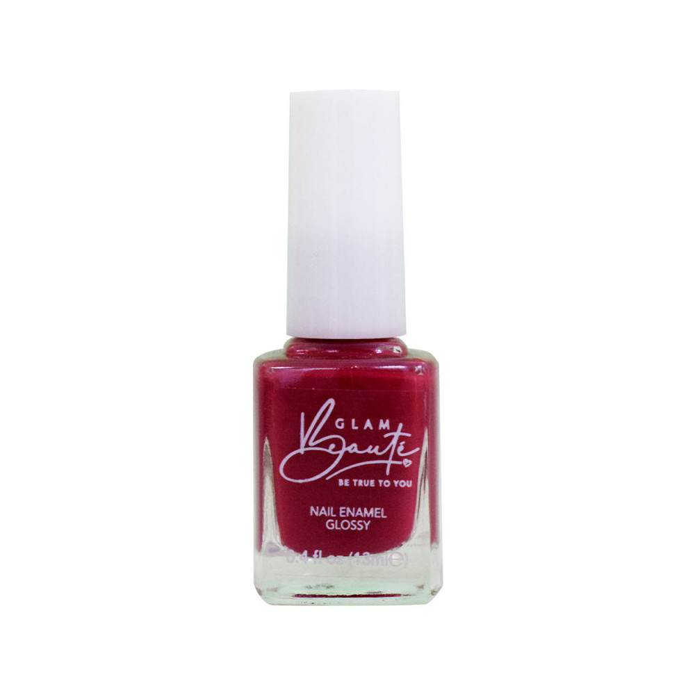 GlamBeaute Glossy Nail Enamel Nail Polish 20, Brick Over