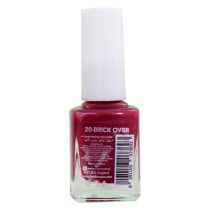 GlamBeaute Glossy Nail Enamel Nail Polish 20, Brick Over