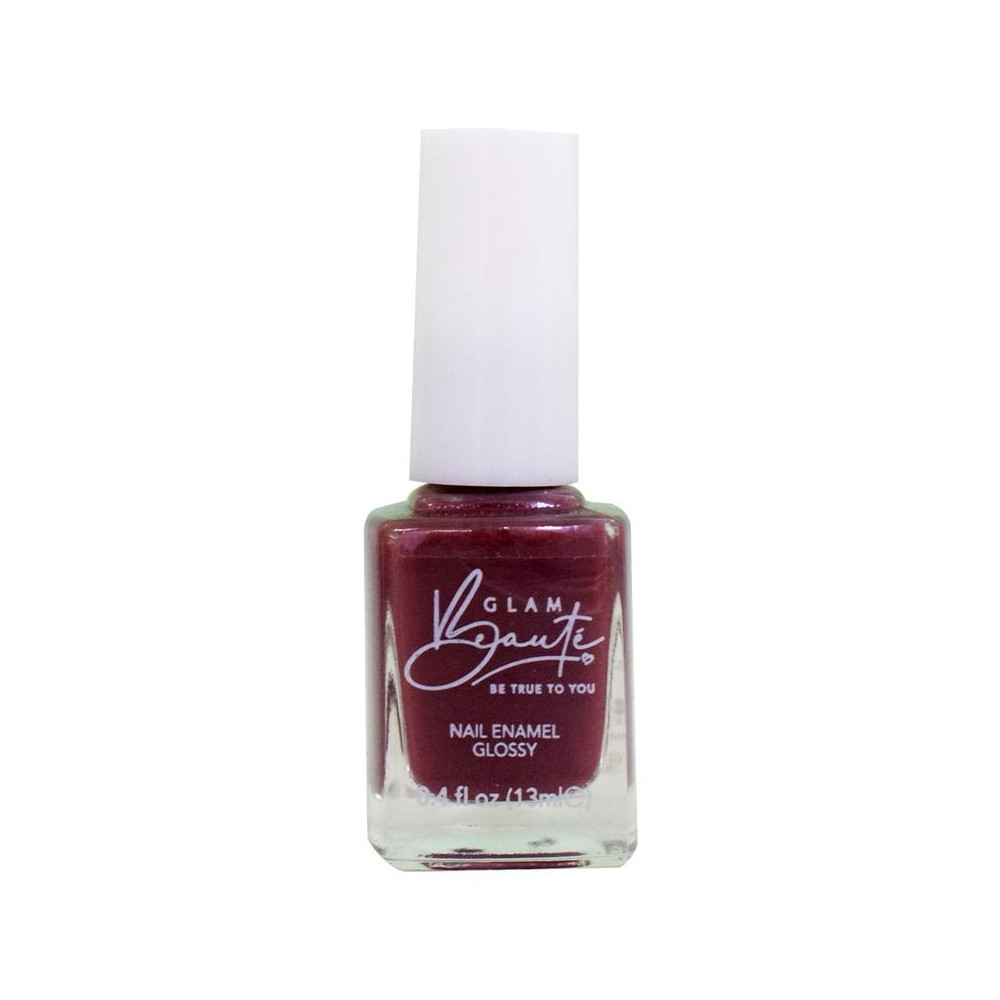 GlamBeaute Glossy Nail Enamel Nail Polish 24, Chocolate Kisses