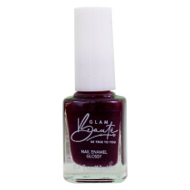 GlamBeaute Glossy Nail Enamel Nail Polish 27, Burgundy Syrup