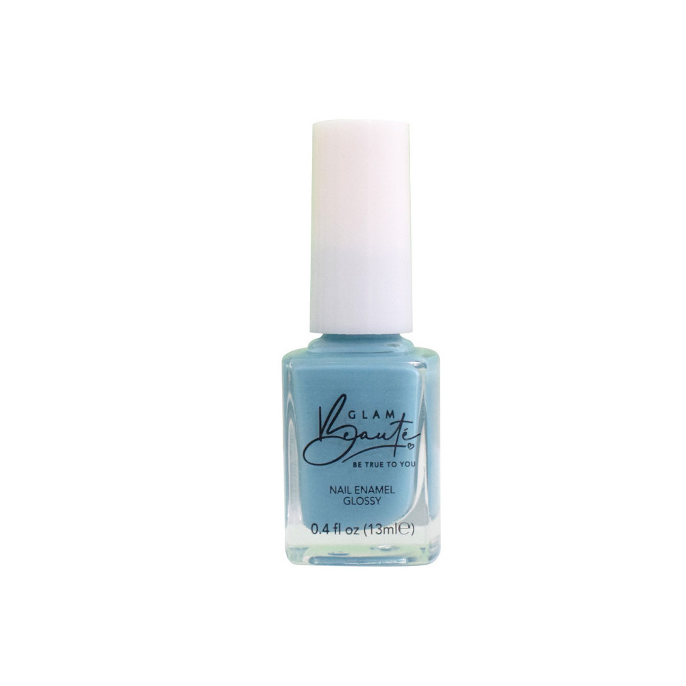 GlamBeaute Glossy Nail Enamel Nail Polish 30, Ocean Mint