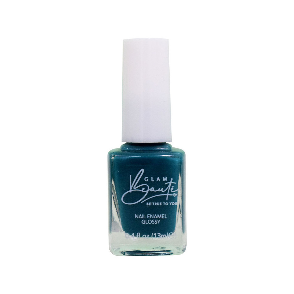 GlamBeaute Glossy Nail Enamel Nail Polish 31, Green Energy