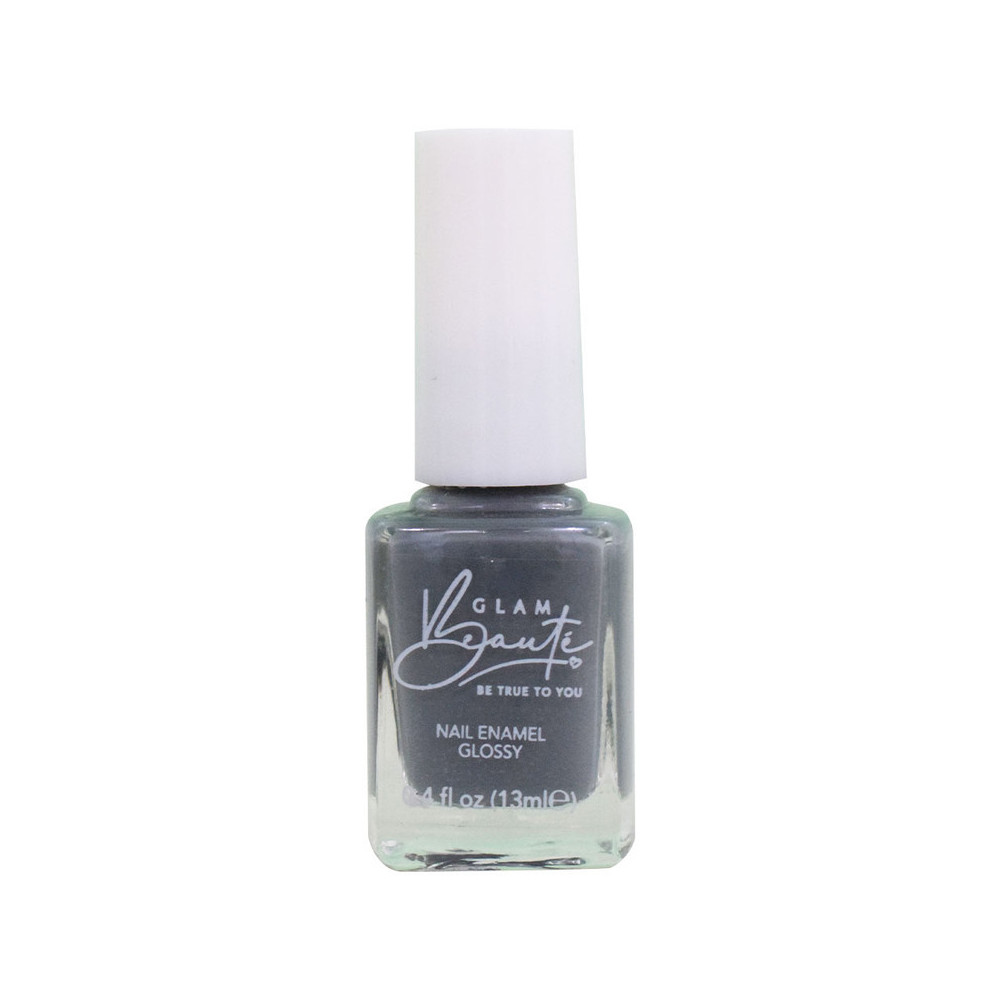 GlamBeaute Glossy Nail Enamel Nail Polish 34, Clay with Me