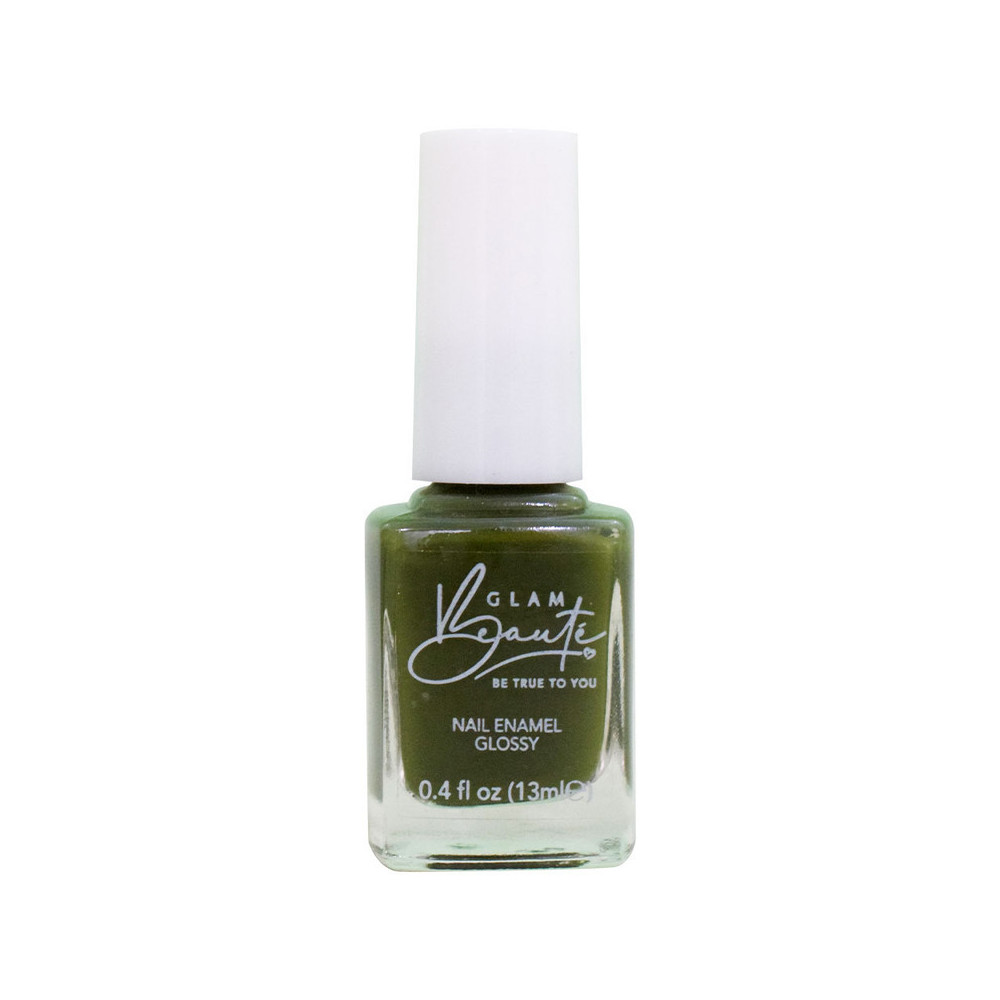 GlamBeaute Glossy Nail Enamel Nail Polish 36, Spanish Green