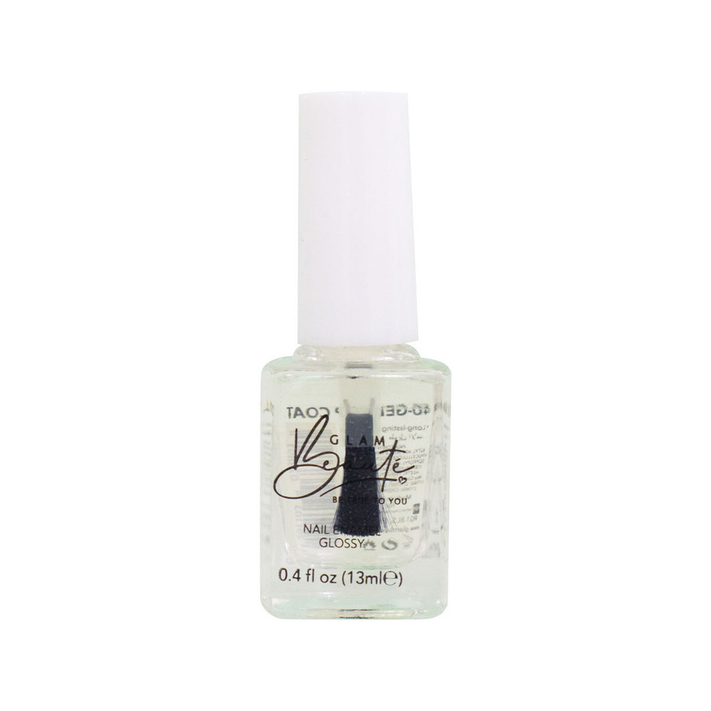 GlamBeaute Glossy Nail Enamel Nail Polish 40, Gel Topcoat