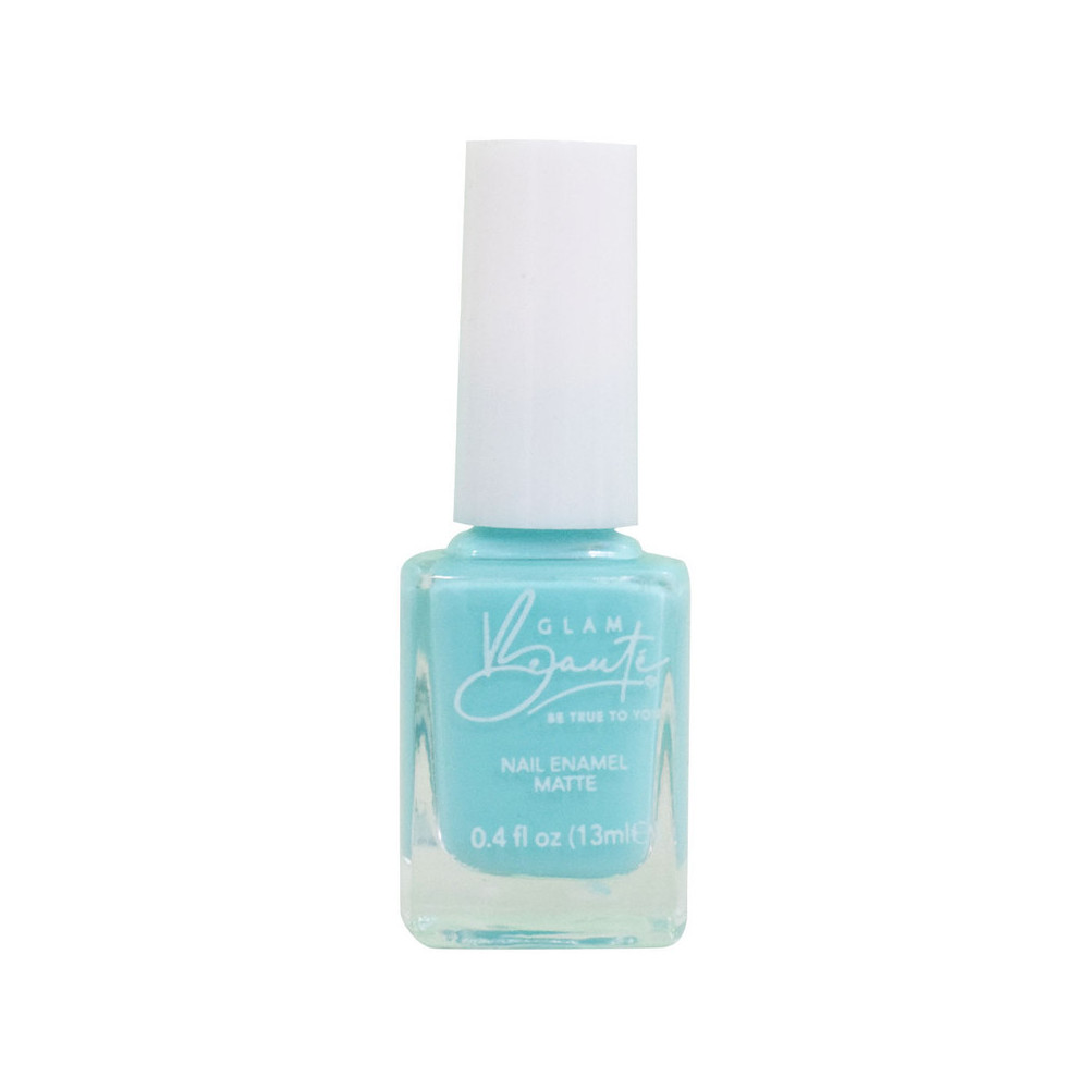GlamBeaute Glossy Nail Enamel Nail Polish 45, Aqua