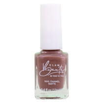 GlamBeaute Matte Nail Enamel Nail Polish 48, Chrome Gold