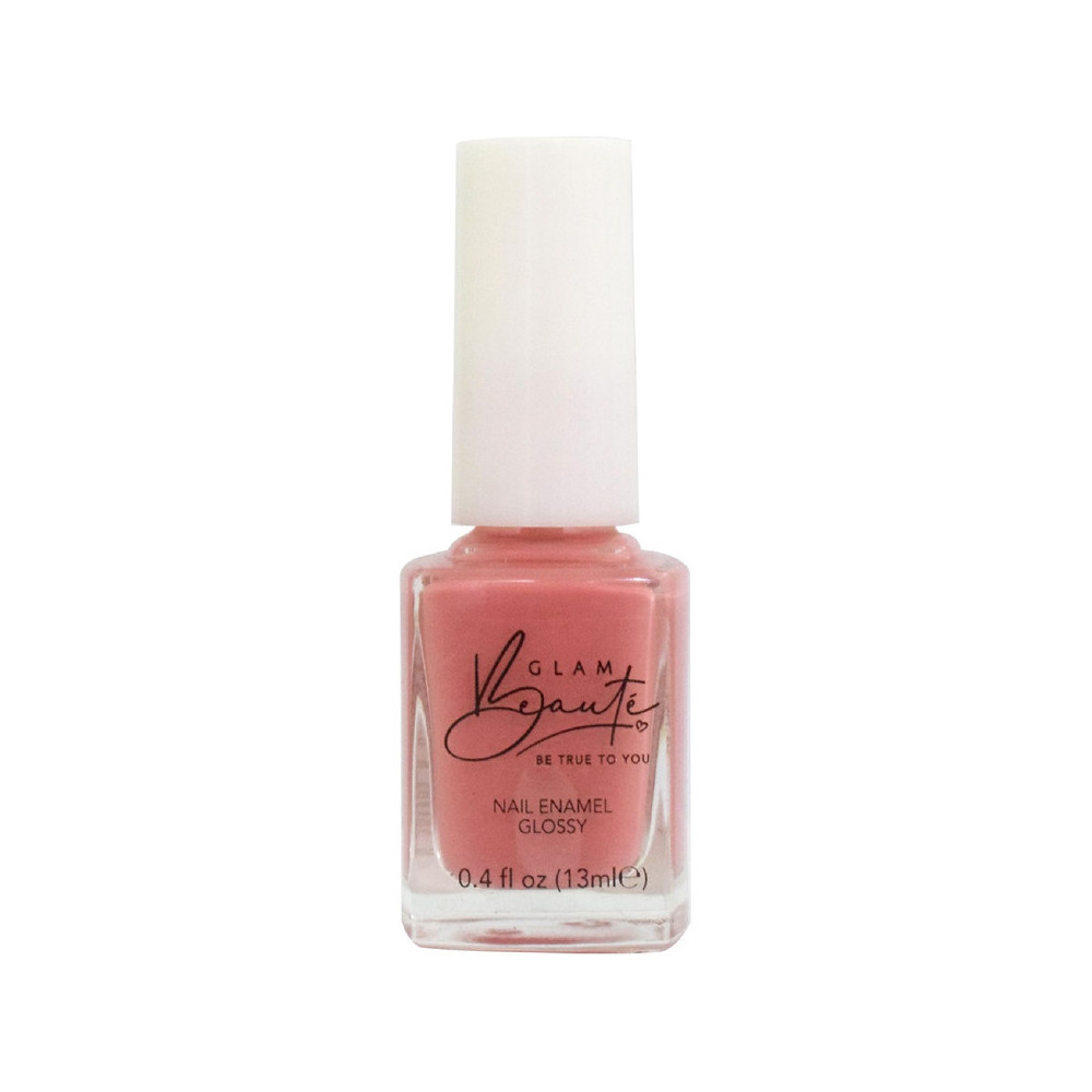 GlamBeaute Glossy Nail Enamel Nail Polish 57, Toasted Berry