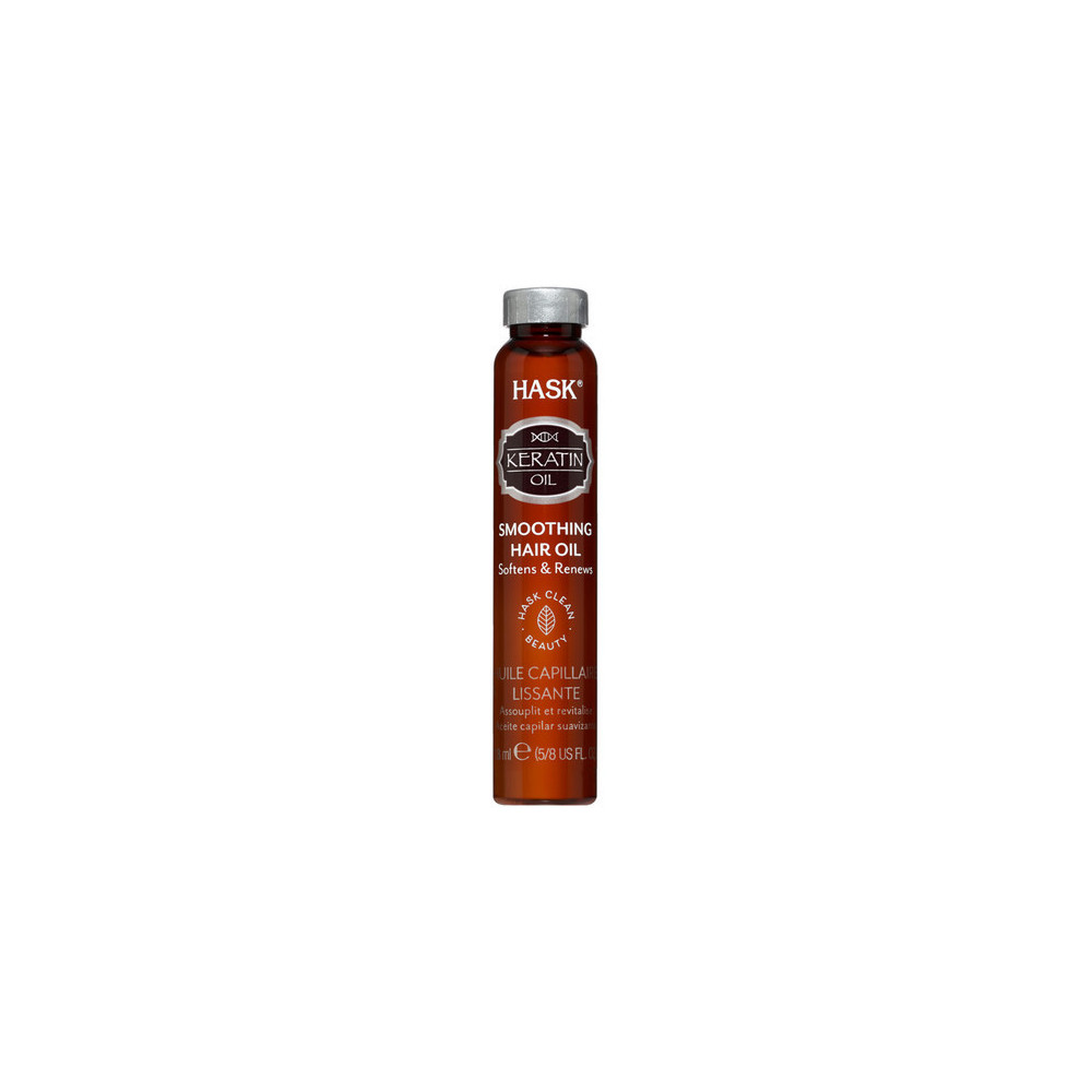 Hask Keratin Protein Smoothing Shine Hair Oil, 18ml