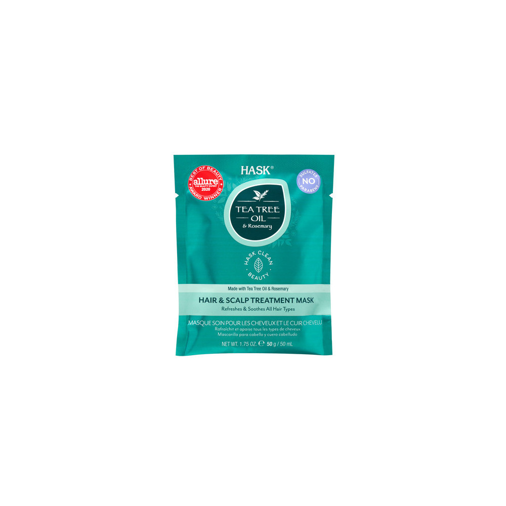 Hask Tea Tree Hair And Scalp Treatment Mask, 50g