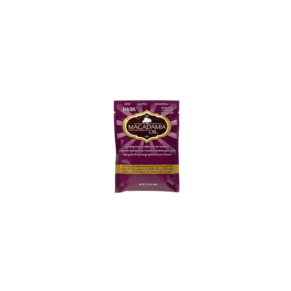 Hask Macadamia Oil Hydrating Deep Conditioning Hair Treatment, 50g