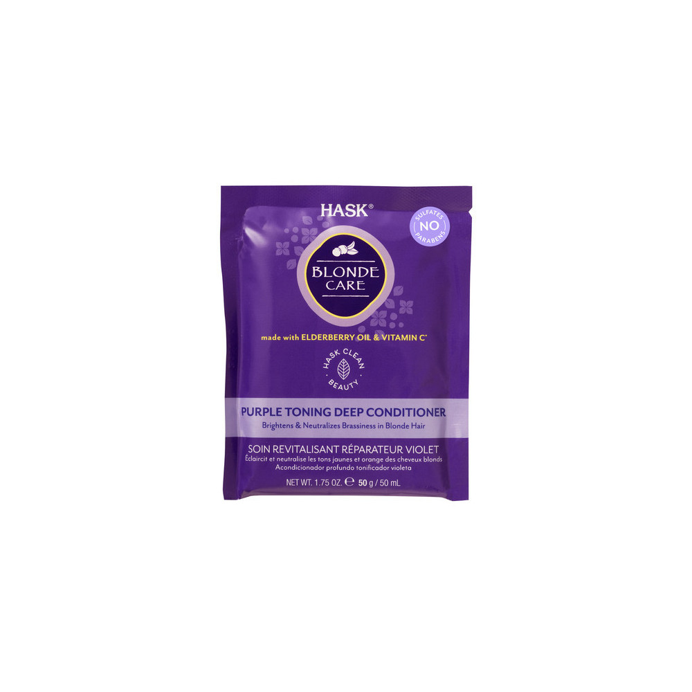 Hask Blonde Care Deep Conditioner Packet, 50g