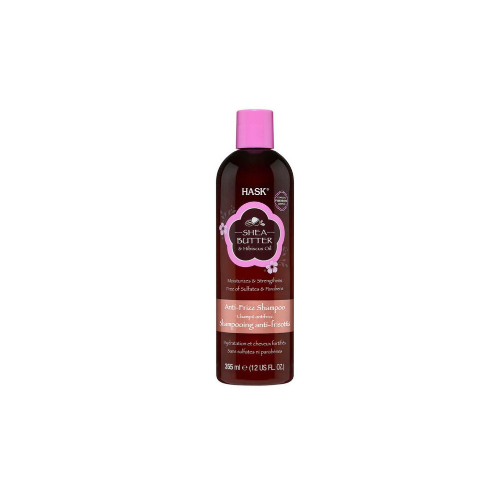Hask Shea Butter And Hibiscus Oil Shampoo, 355ml