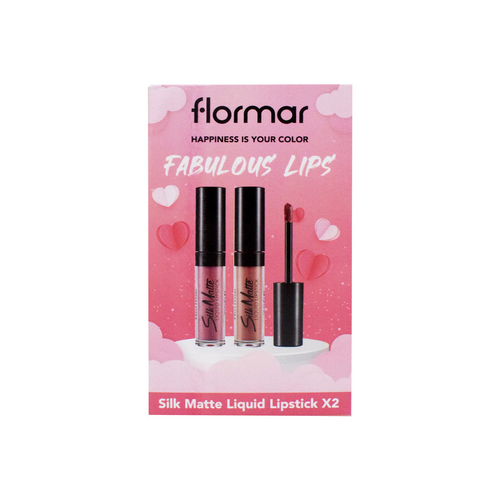 Flormar Silk Matte Liquid Lipstick, Pack Of 2