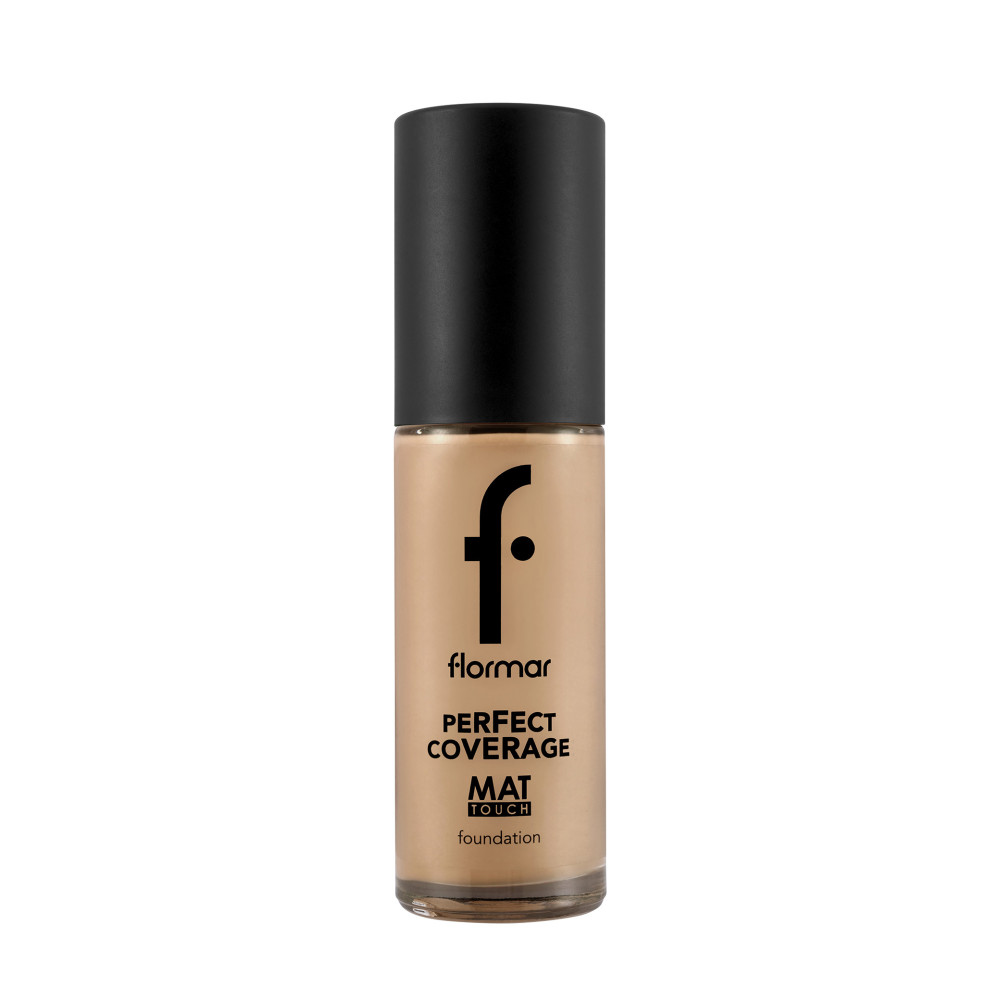 Flormar Np Perfect Coverage Mat Touch Foundation, 313 Medium Beige