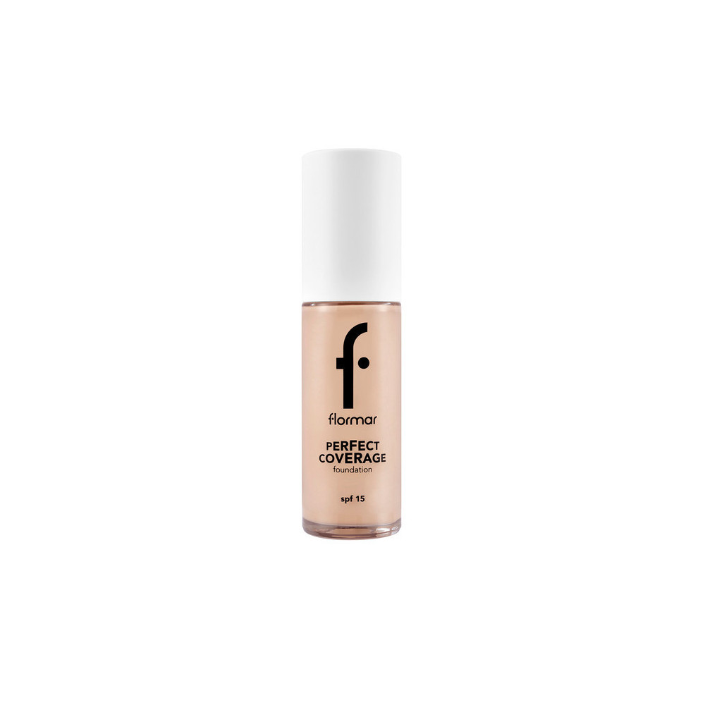 Flormar SPF 15 Perfect Coverage Foundation, 105 Porcelain Ivory