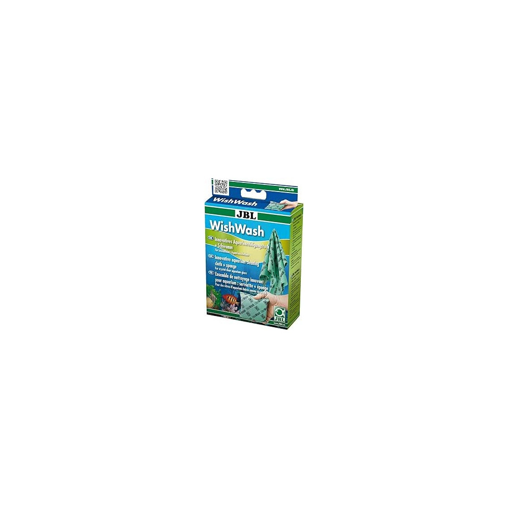 Jbl Wishwash, Cleaning Cloth And Sponge For Aquariums And Terrariums