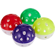 Mikki Pet Love Jingle Balls Toy For Cats, Pack Of 4