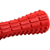 Gigwi Johnny Stick Solid Rubber Dog Toy, Red
