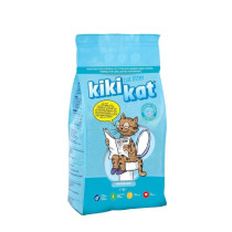 Kiki Kat White Bentonite Clumping Cat Litter Mountain Fresh, 5L