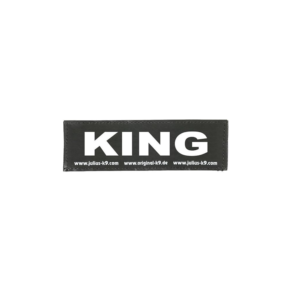 Julius-K9 King Patch For Dogs, Large
