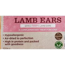 Jr Pet Products Lamb Ears Dog Treats, 100 g