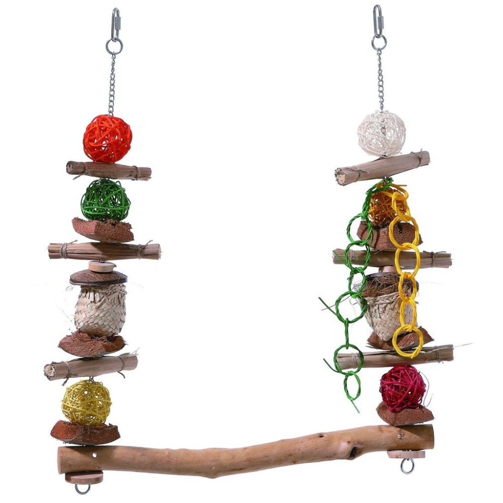 Collapet Large Chewie Swing For Bird, Multicolour
