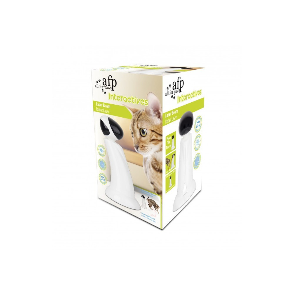 All For Paws Lazer Beam Toy For Cats, White