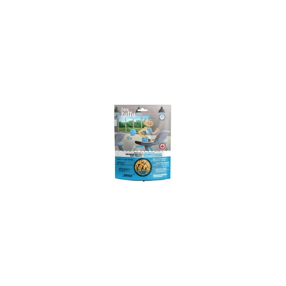 Lazy Kitty Air-Dried Grain-Free Cat Treats Salmon Recipe, 85 Gram
