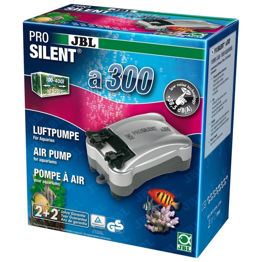 Jbl Prosilent A300 Air Pump For Fresh And Saltwater Aquariums From 100 To 400 Litre