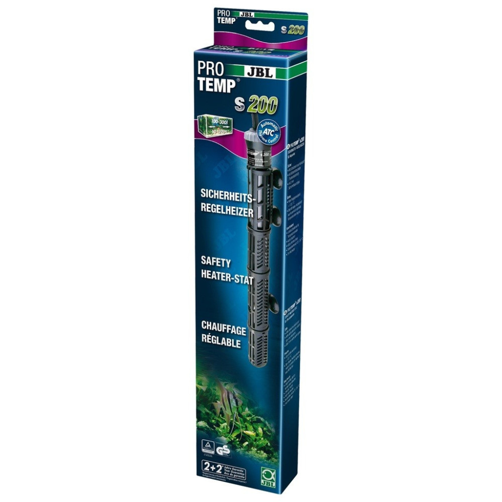 Jbl Protemp S 200W (Uk-Plug) Heater For Aquariums From 100 To 300 Litre